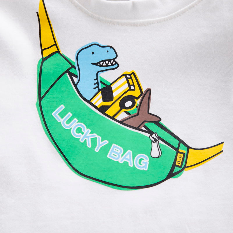 Kids Graphic Printed Pure Cotton T-shirt with Shorts