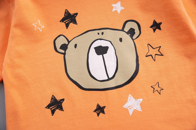 Kids Printed Pure Cotton Clothing Set