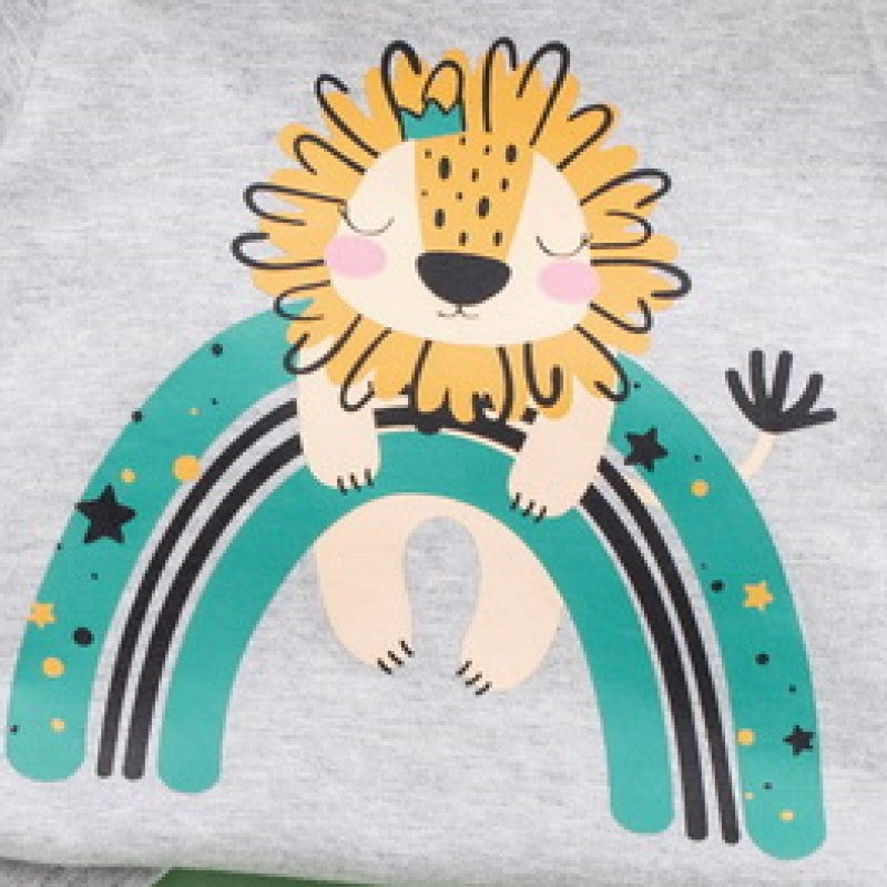 Kids Printed Pure Cotton Clothing Set