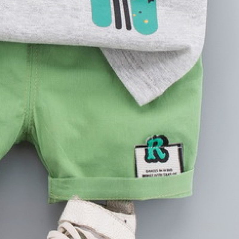 Kids Printed Pure Cotton Clothing Set