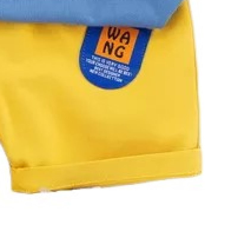 Kids Blue Printed Pure Cotton T-shirt with Shorts Clothing Set