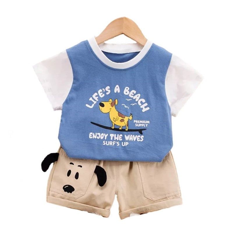 Kids Printed Pure Cotton Clothing Set