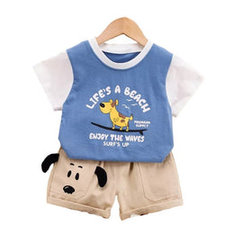Kids Printed Pure Cotton Clothing Set