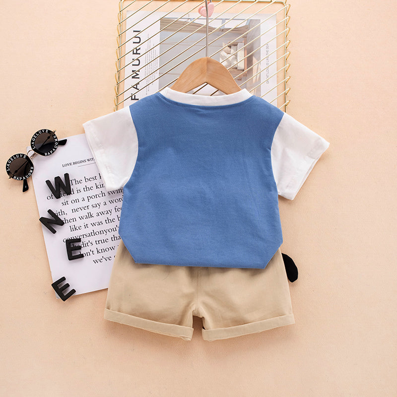 Kids Printed Pure Cotton Clothing Set