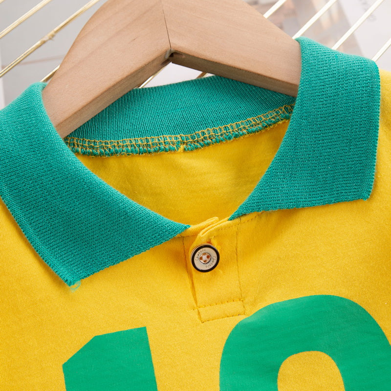 Infant Kids Pure Cotton Printed T-shirt with Shorts