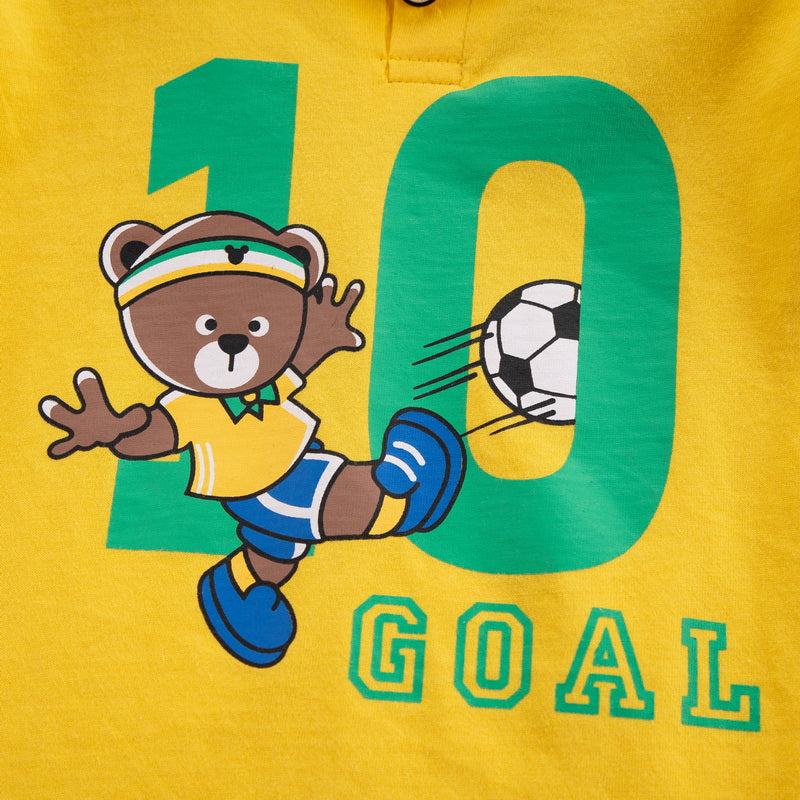 Infant Kids Pure Cotton Printed T-shirt with Shorts