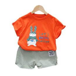 Kids Printed Pure Cotton Clothing Set