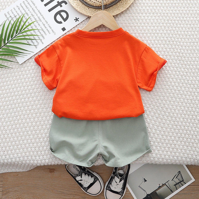 Kids Printed Pure Cotton Clothing Set