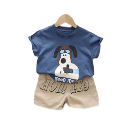 Kids Printed Pure Cotton Clothing Set