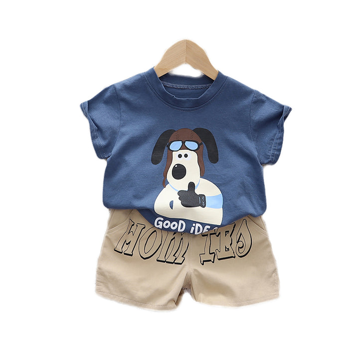 Kids Printed Pure Cotton Clothing Set