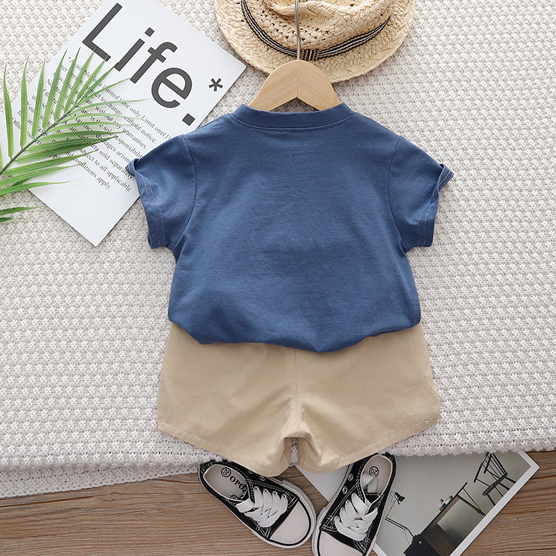 Kids Printed Pure Cotton Clothing Set