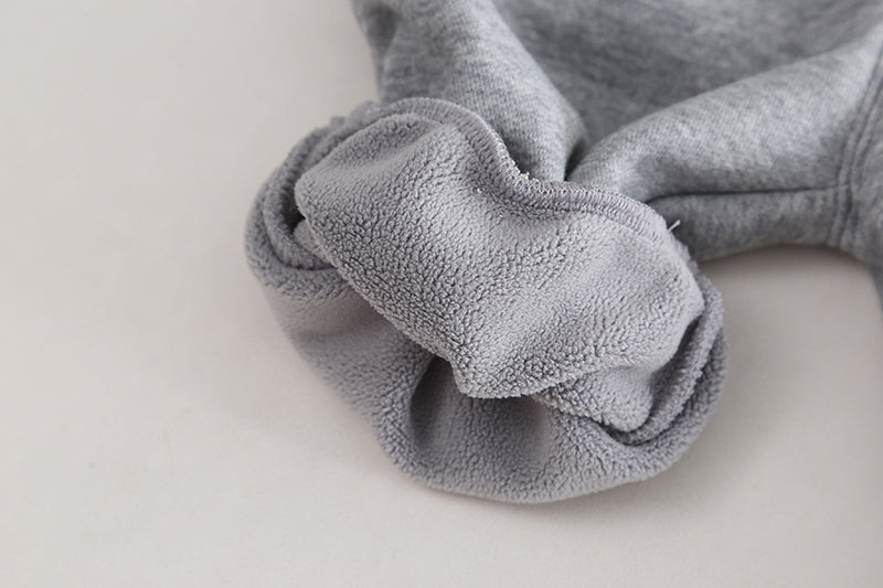 Kids Grey Mid-Rise Easy Wash Jogger