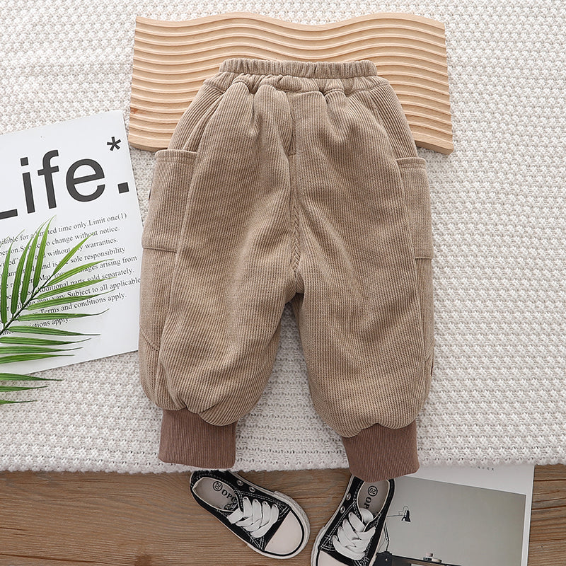 Kids Khaki Mid-Rise Easy Wash Jogger