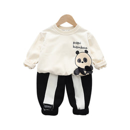 Boys Printed Pure Cotton T-shirt With Capris