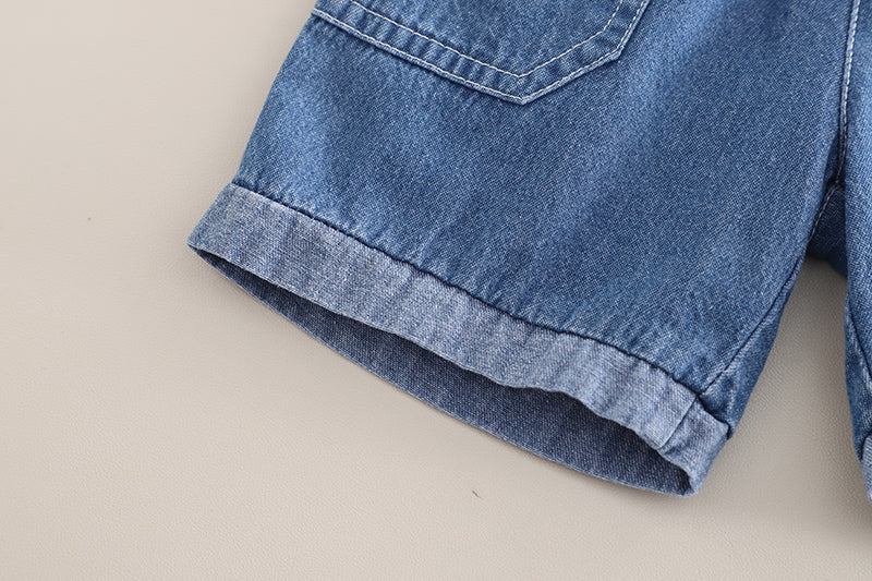 Infants Pure Cotton T-shirt With Shorts