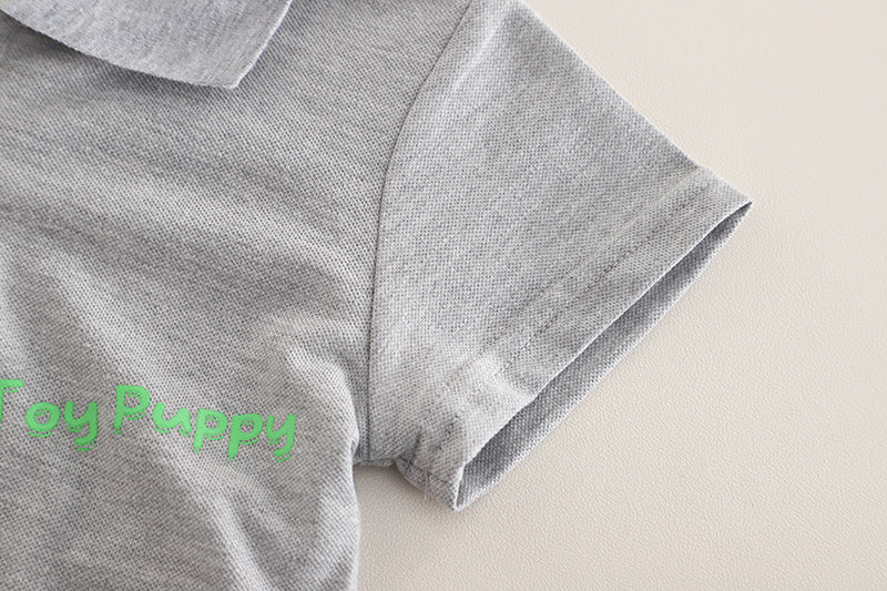 Kids Animal Printed Pure Cotton T-shirt With Shorts