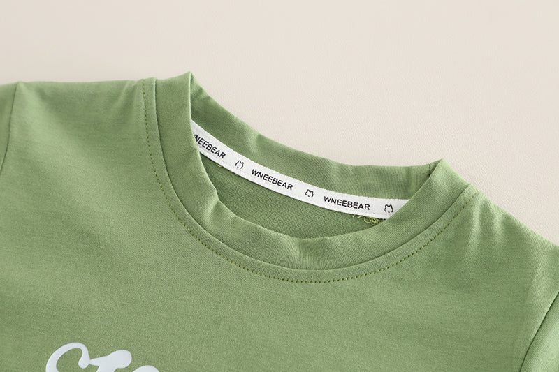 Boys Printed T-shirt with Shorts