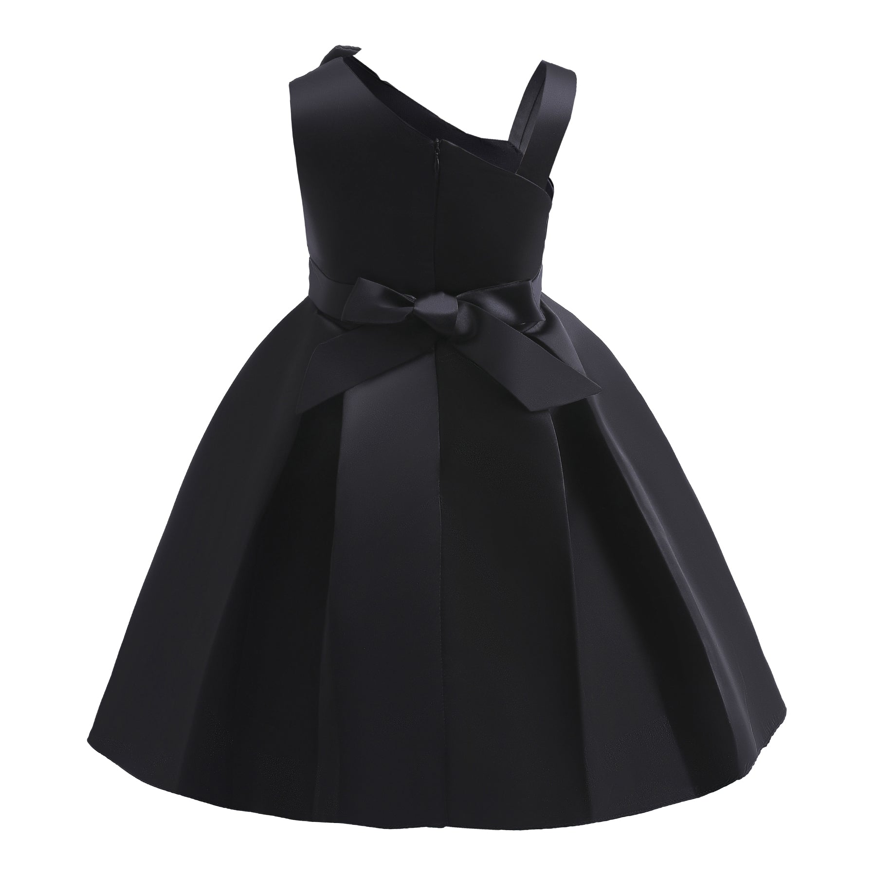 Shoulder Straps Sleeveless Fit & Flare Dress