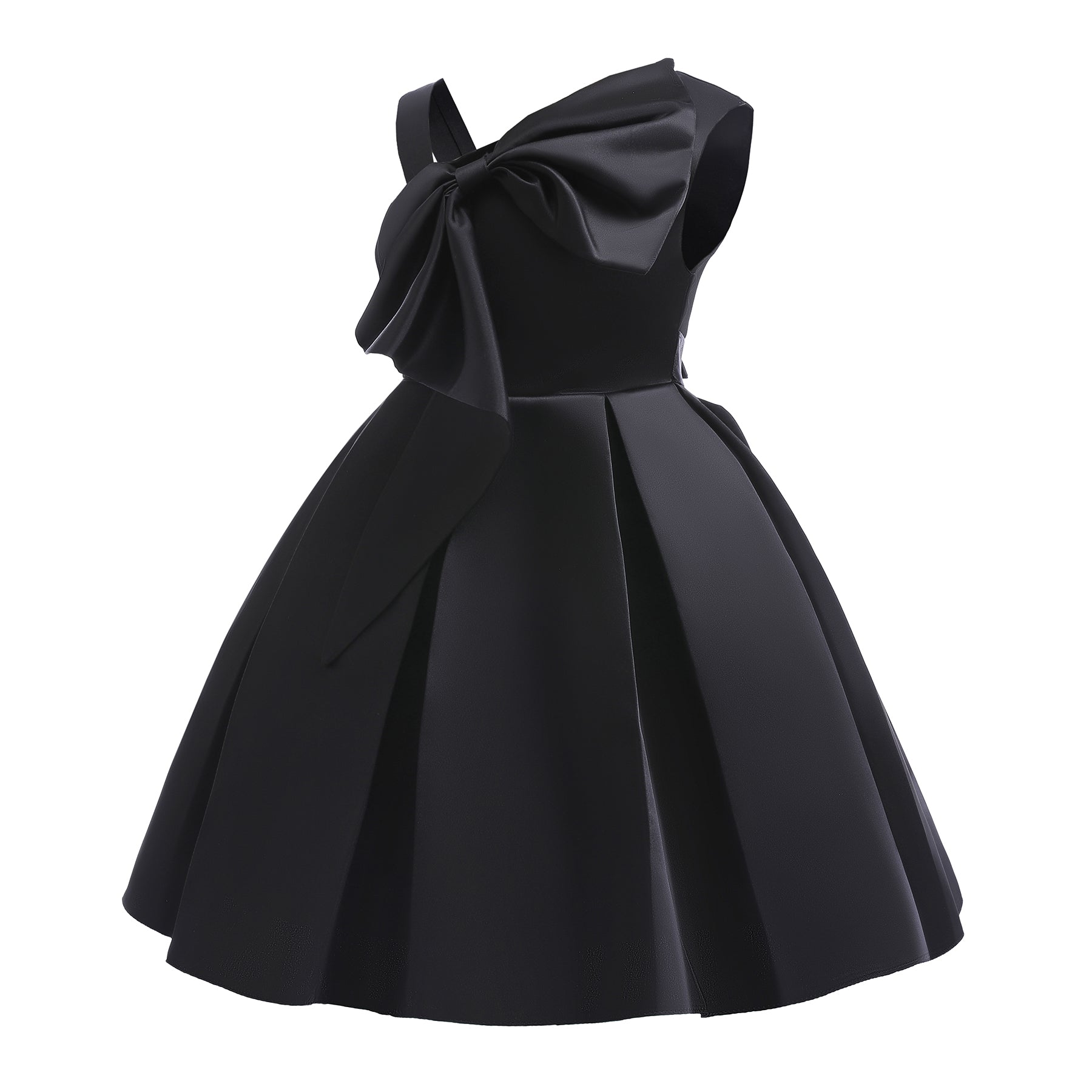 Shoulder Straps Sleeveless Fit & Flare Dress