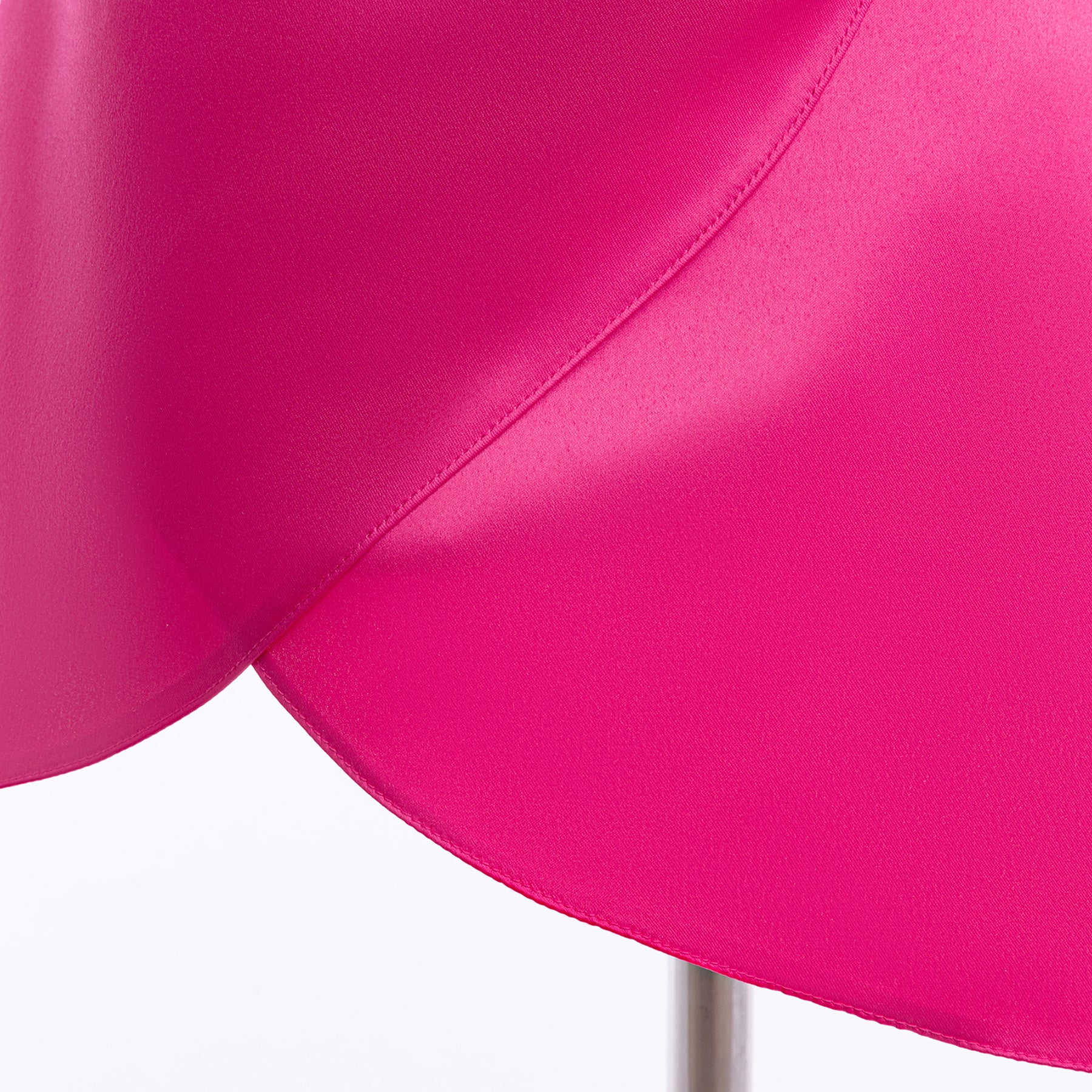 Fuchsia Pink Flared Sleeve A-Line Dress