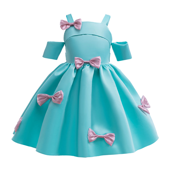 Girls Shoulder Straps Fit & Flare Dress