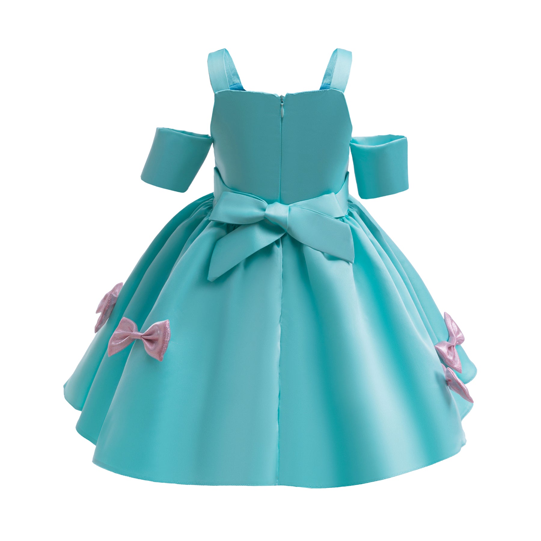 Girls Shoulder Straps Fit & Flare Dress