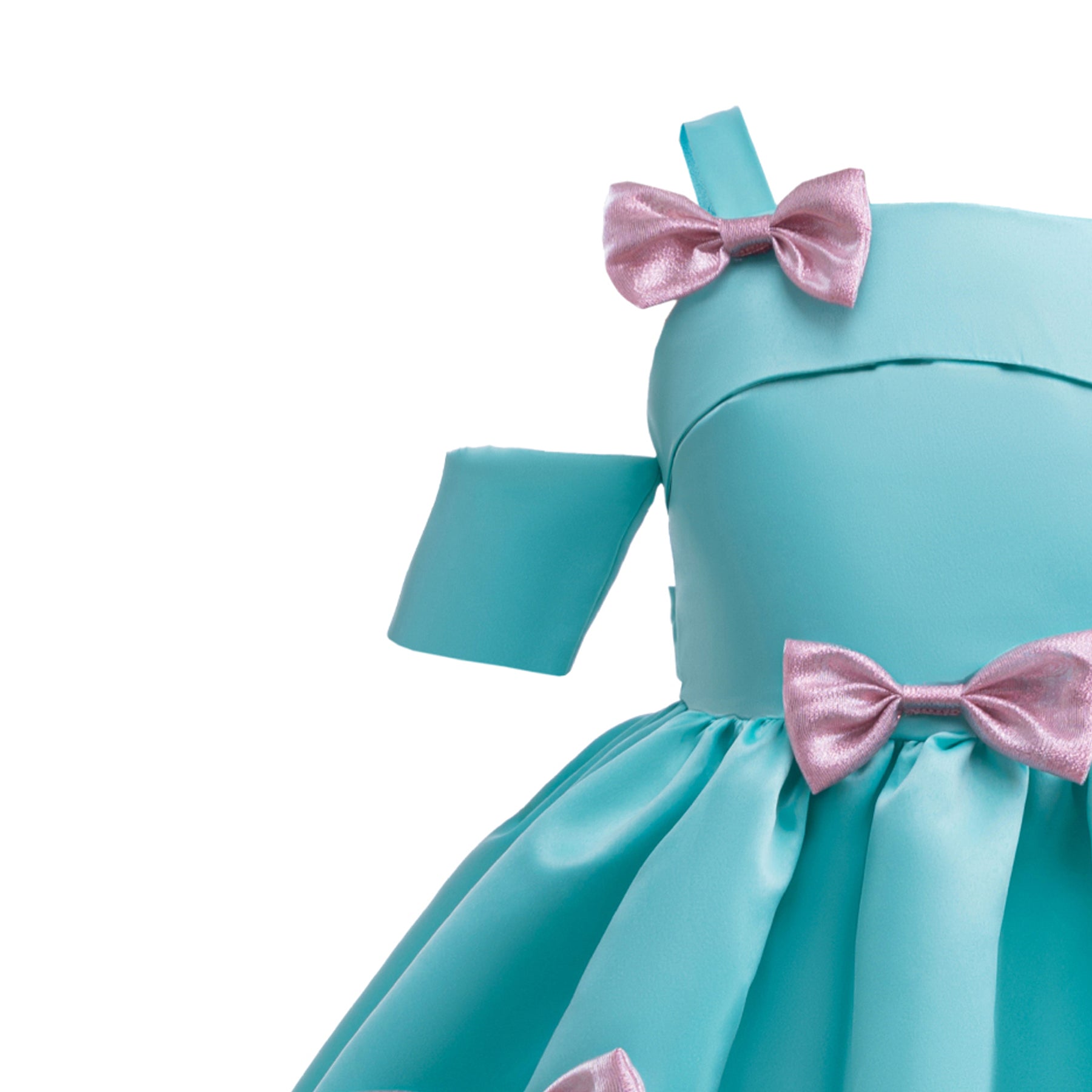 Girls Shoulder Straps Fit & Flare Dress
