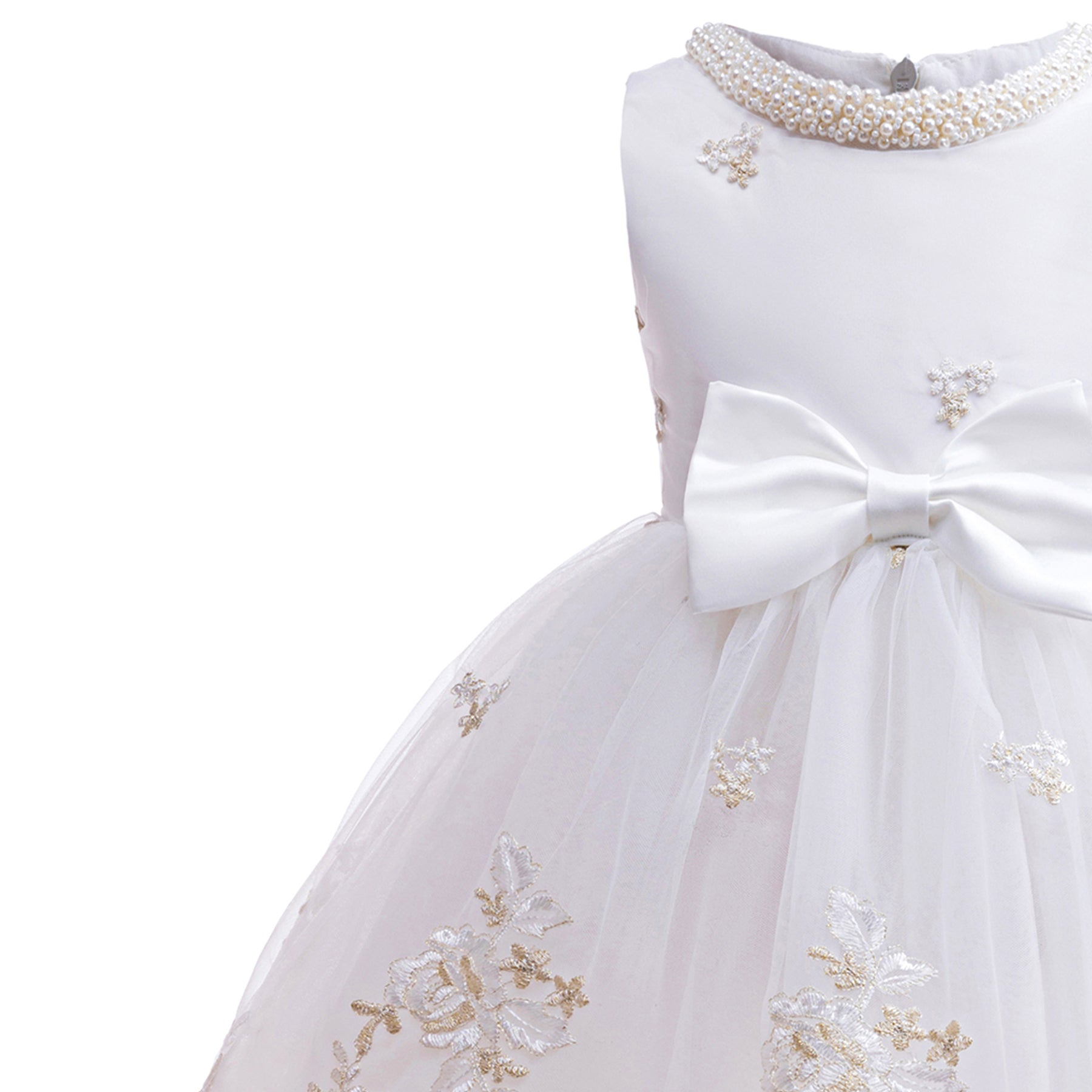 Girls Applique Balloon Dress