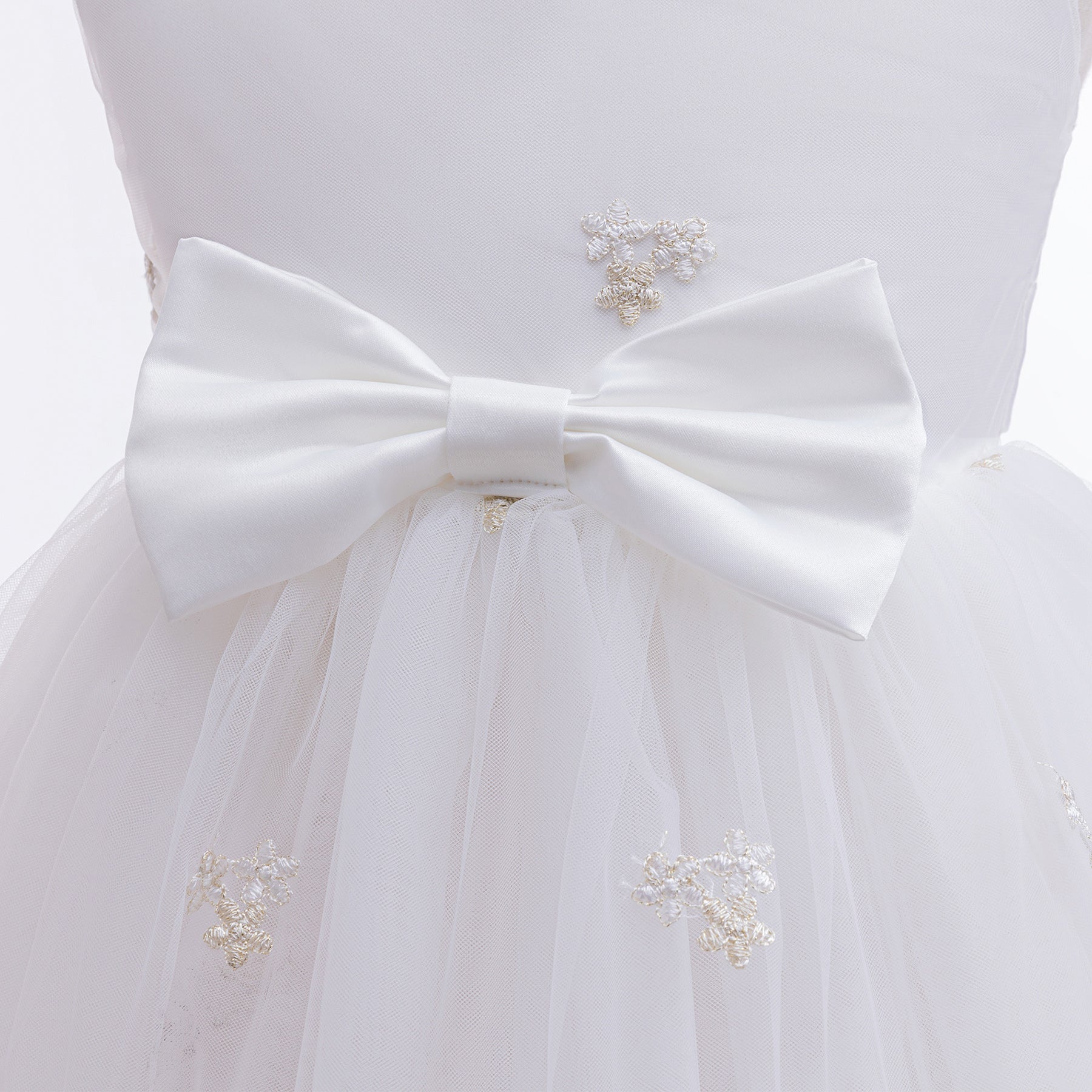 Girls Applique Balloon Dress