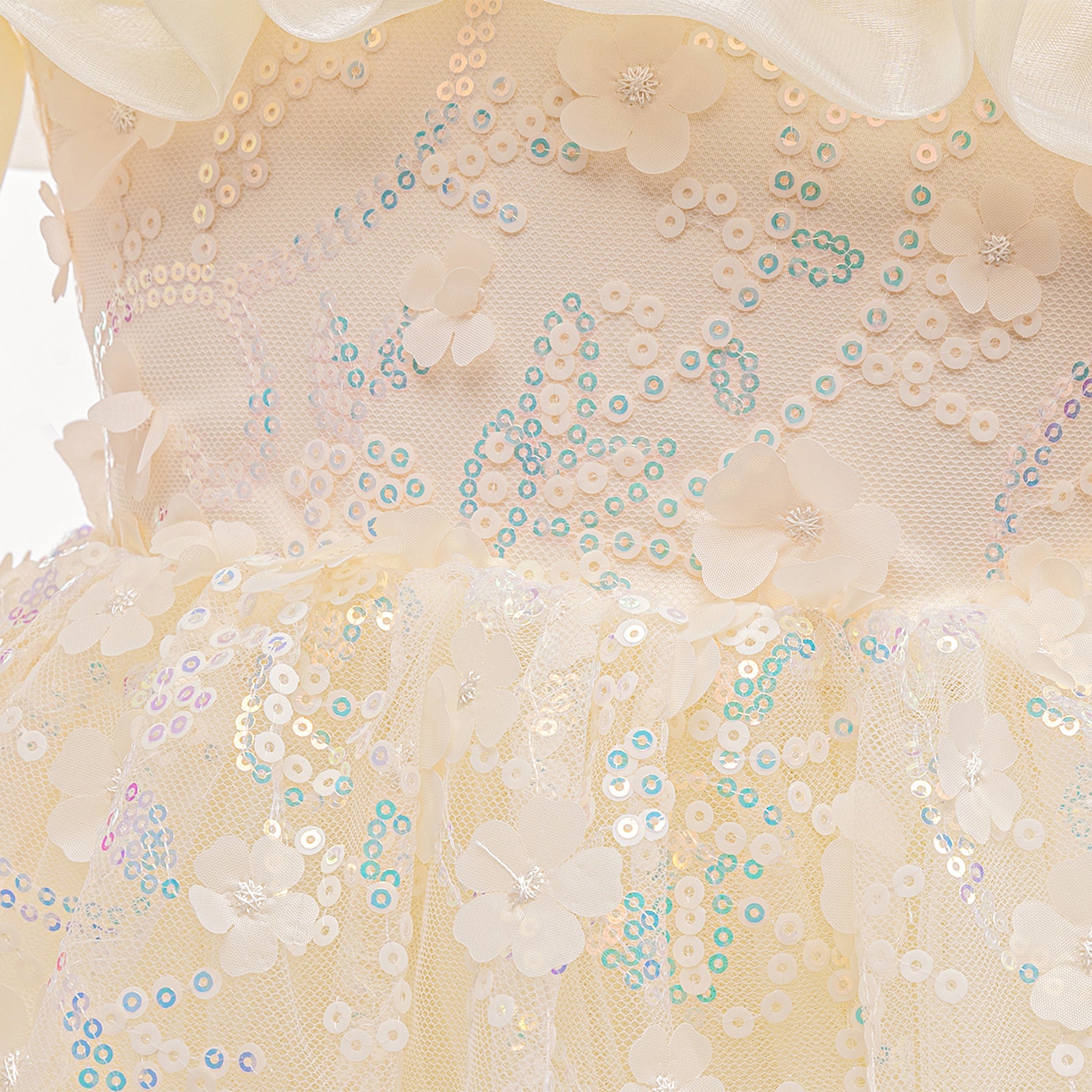 Girls Applique Balloon Dress