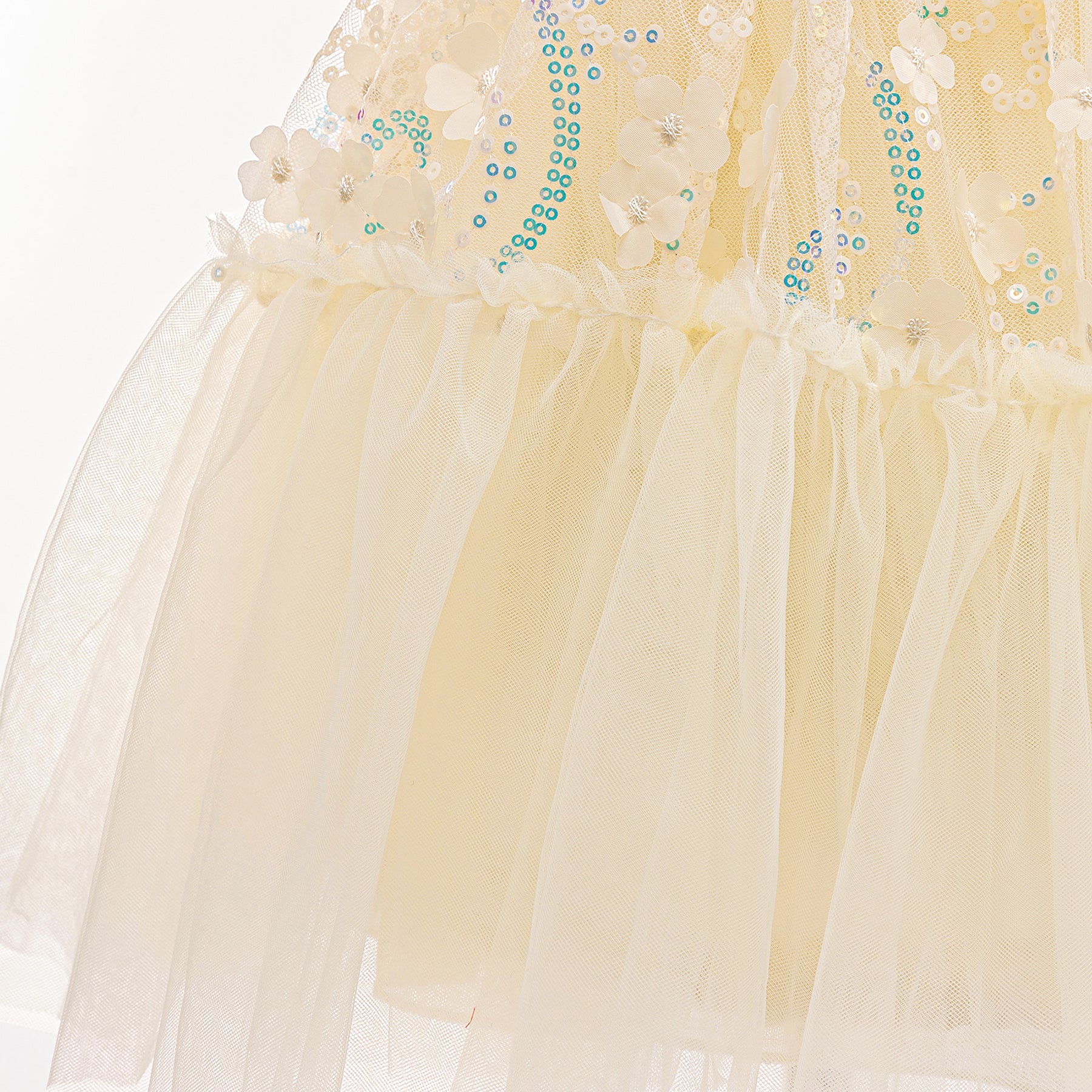 Girls Applique Balloon Dress