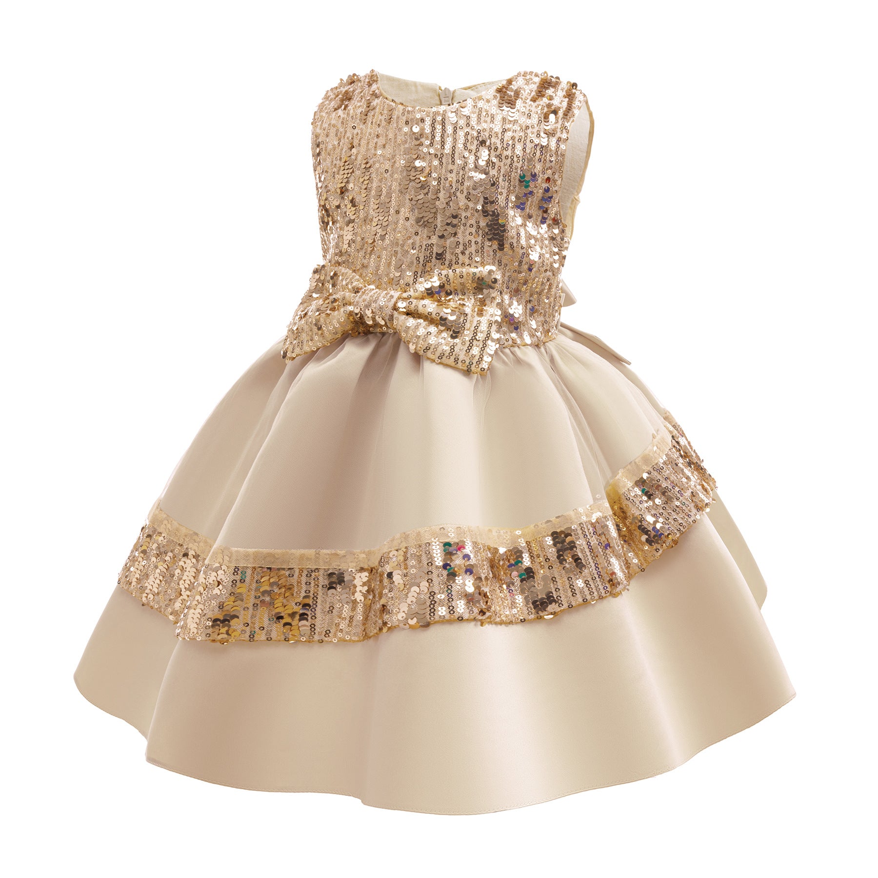 Embellished Balloon Dress