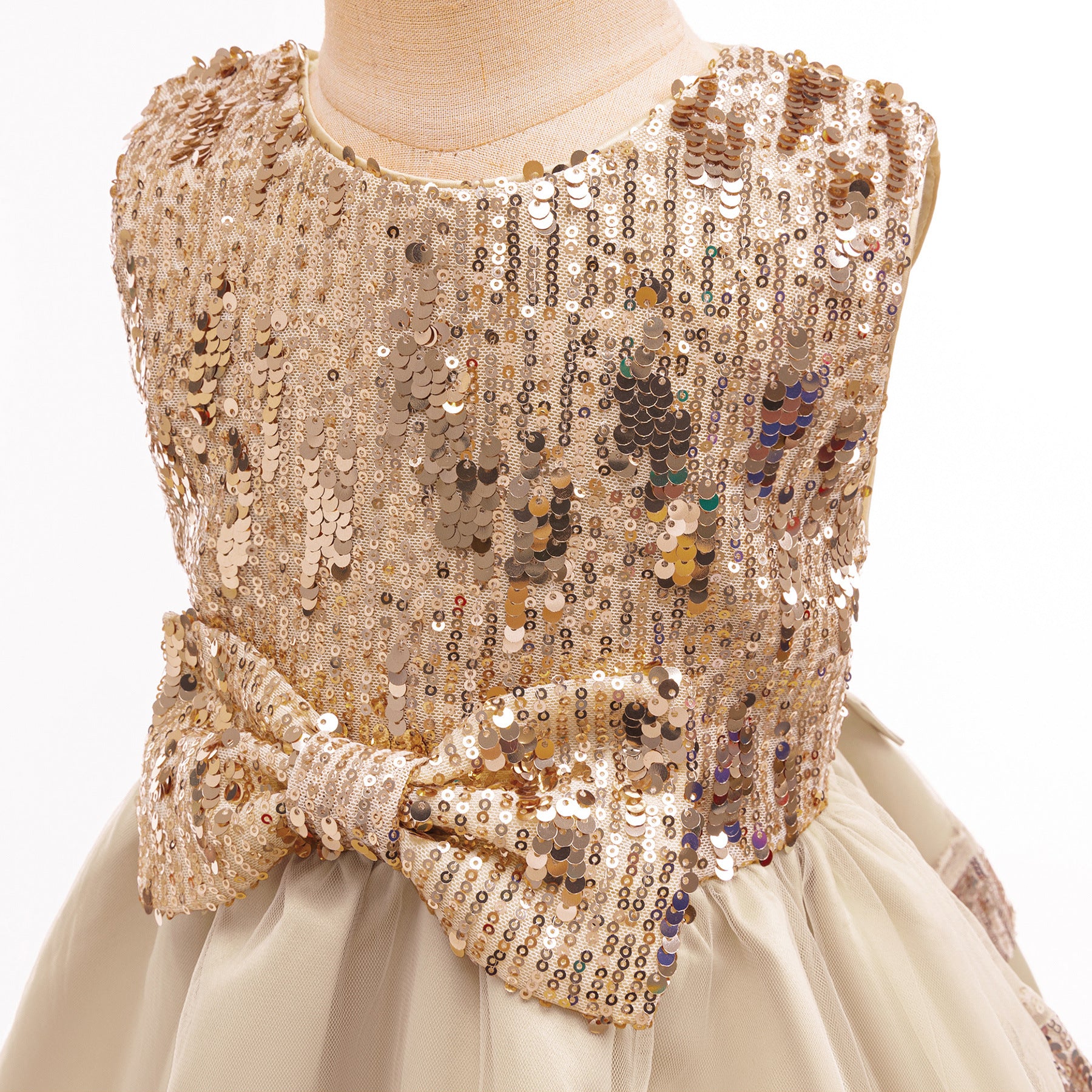 Embellished Balloon Dress