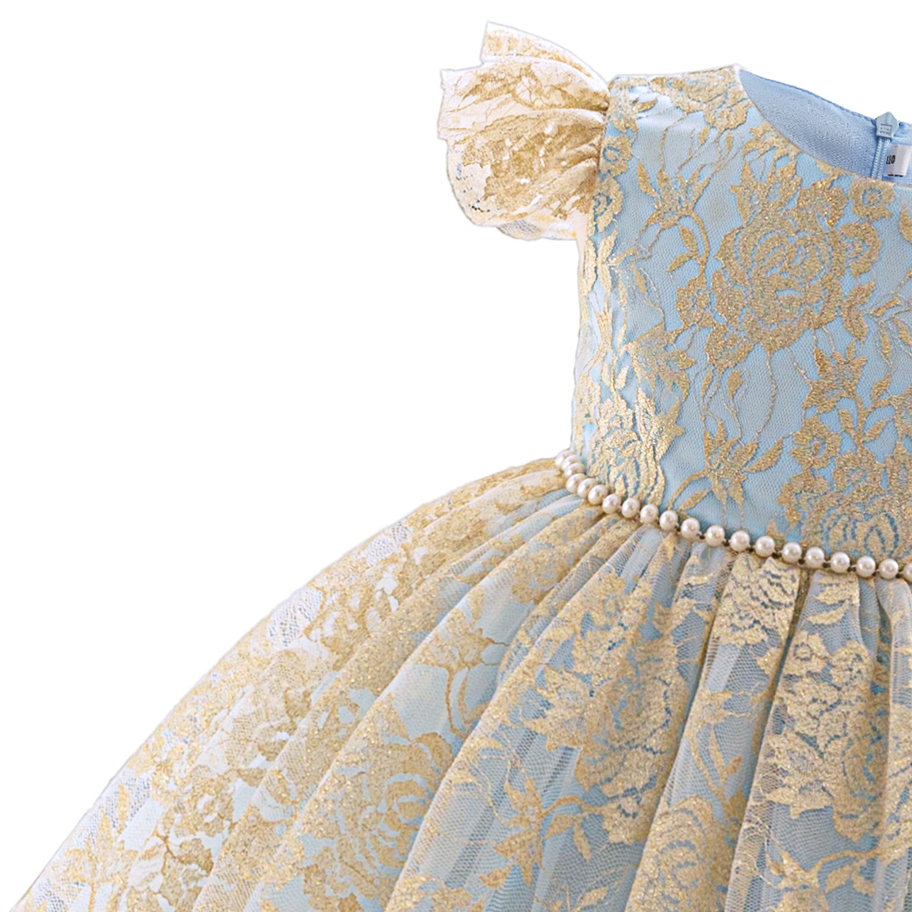 Girls Applique Balloon Dress