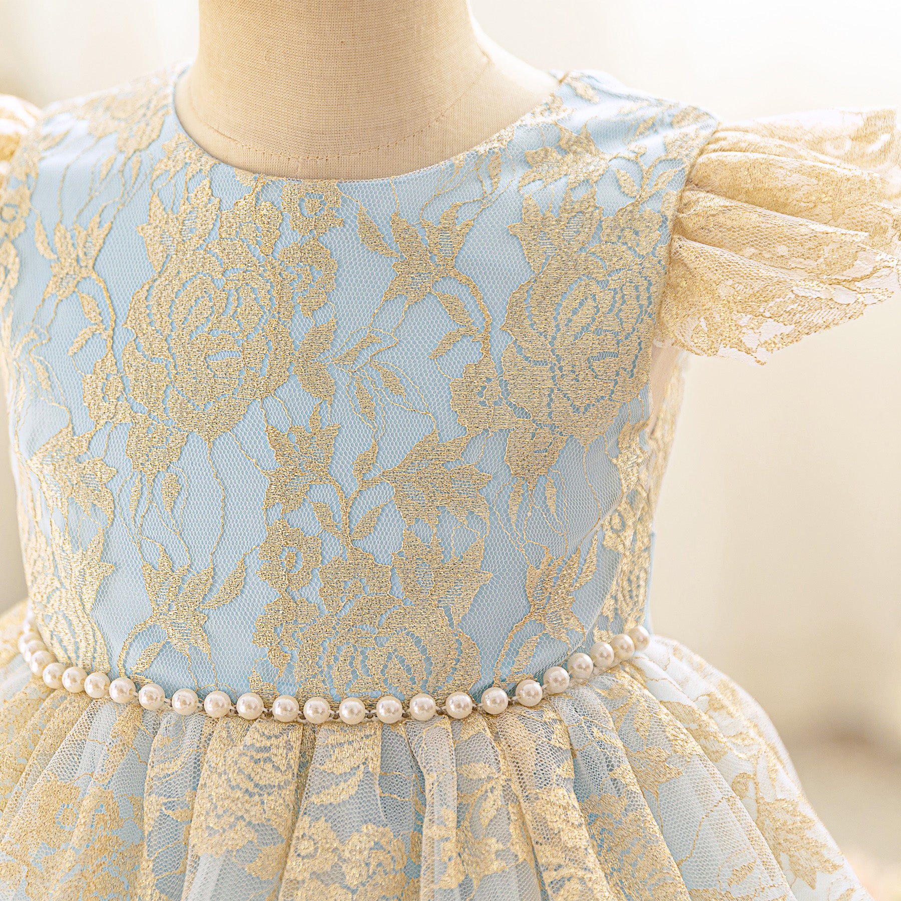 Girls Applique Balloon Dress