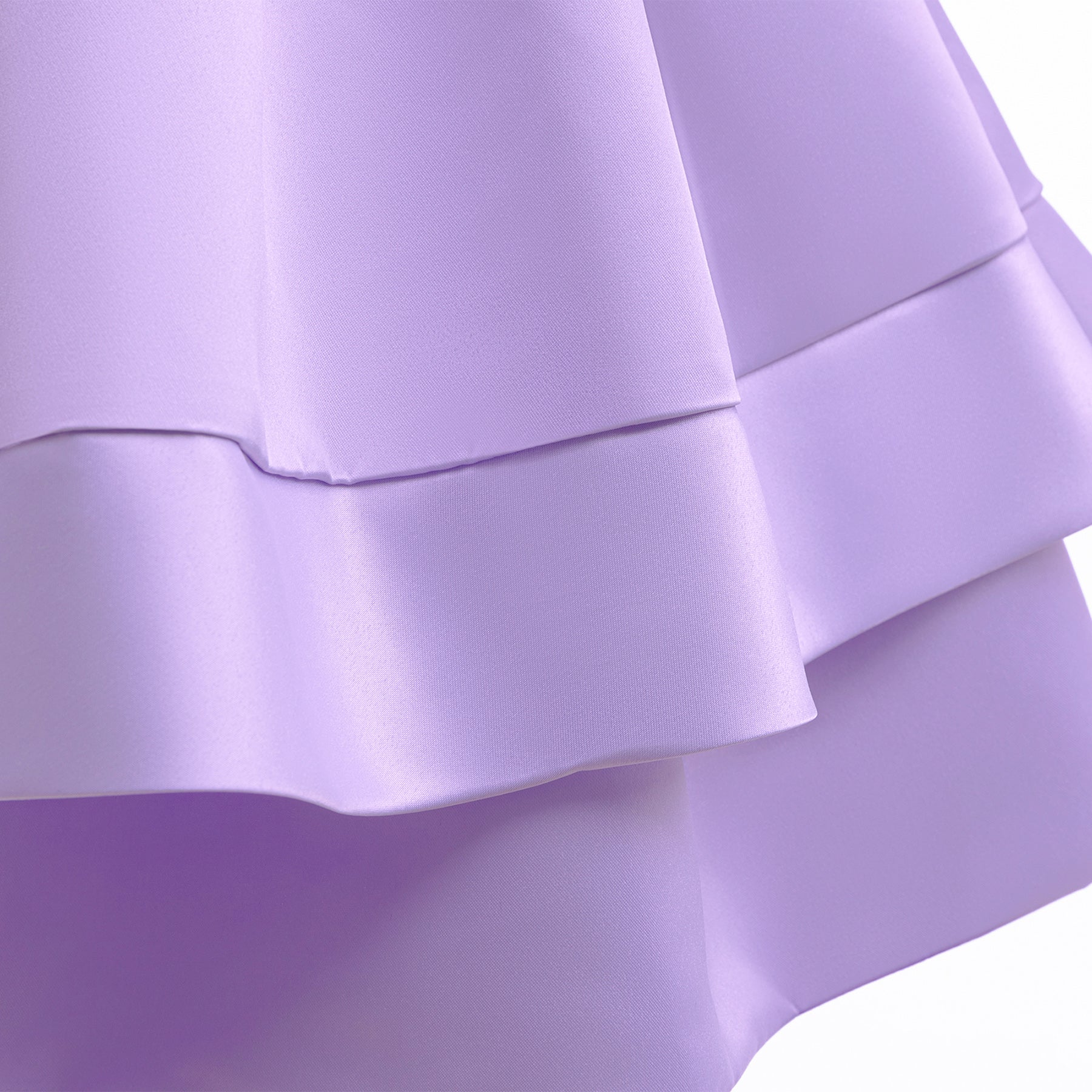 Girls Shoulder Straps Cold-Shoulder Sleeves Fit and Flare Dress