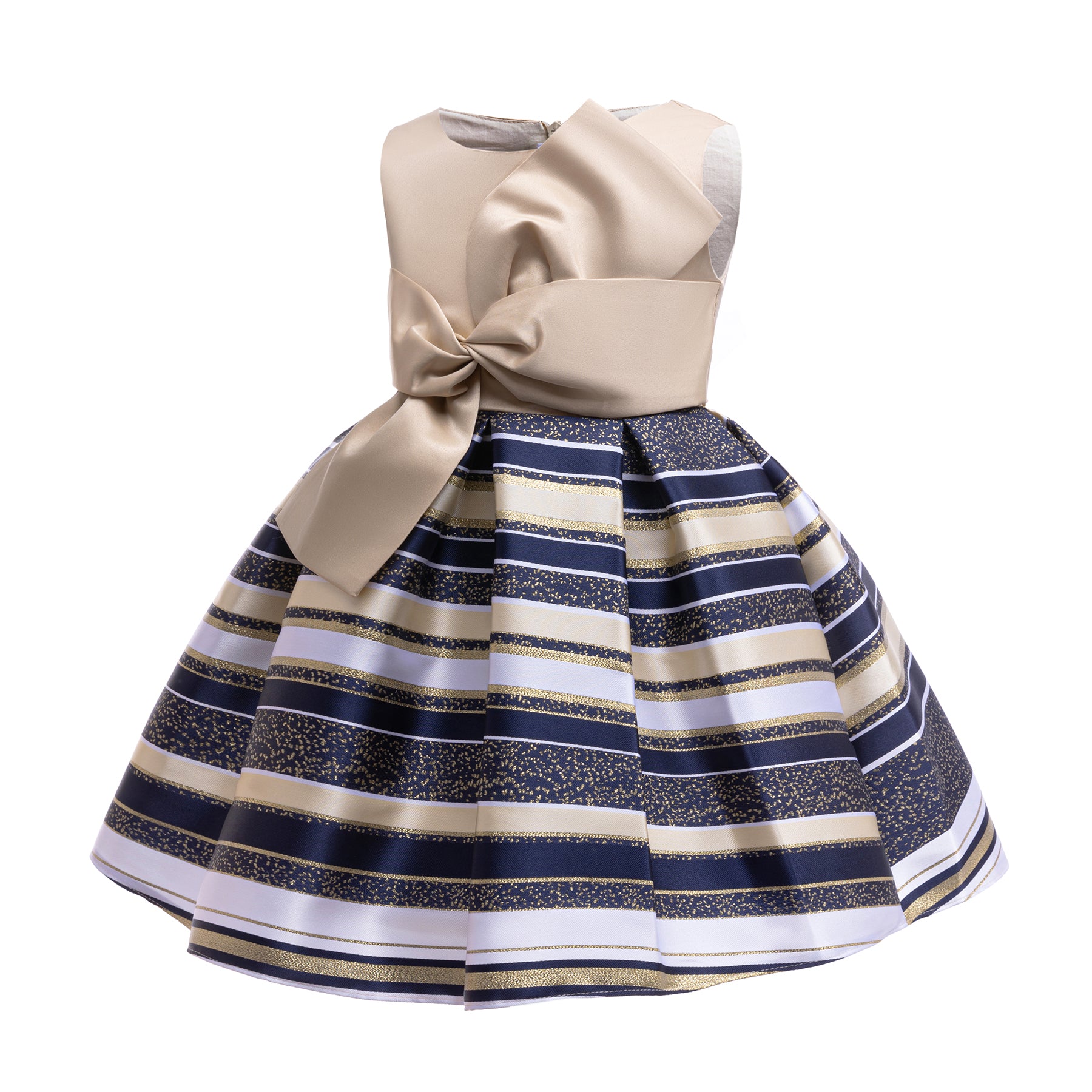 Girls Applique Balloon Dress