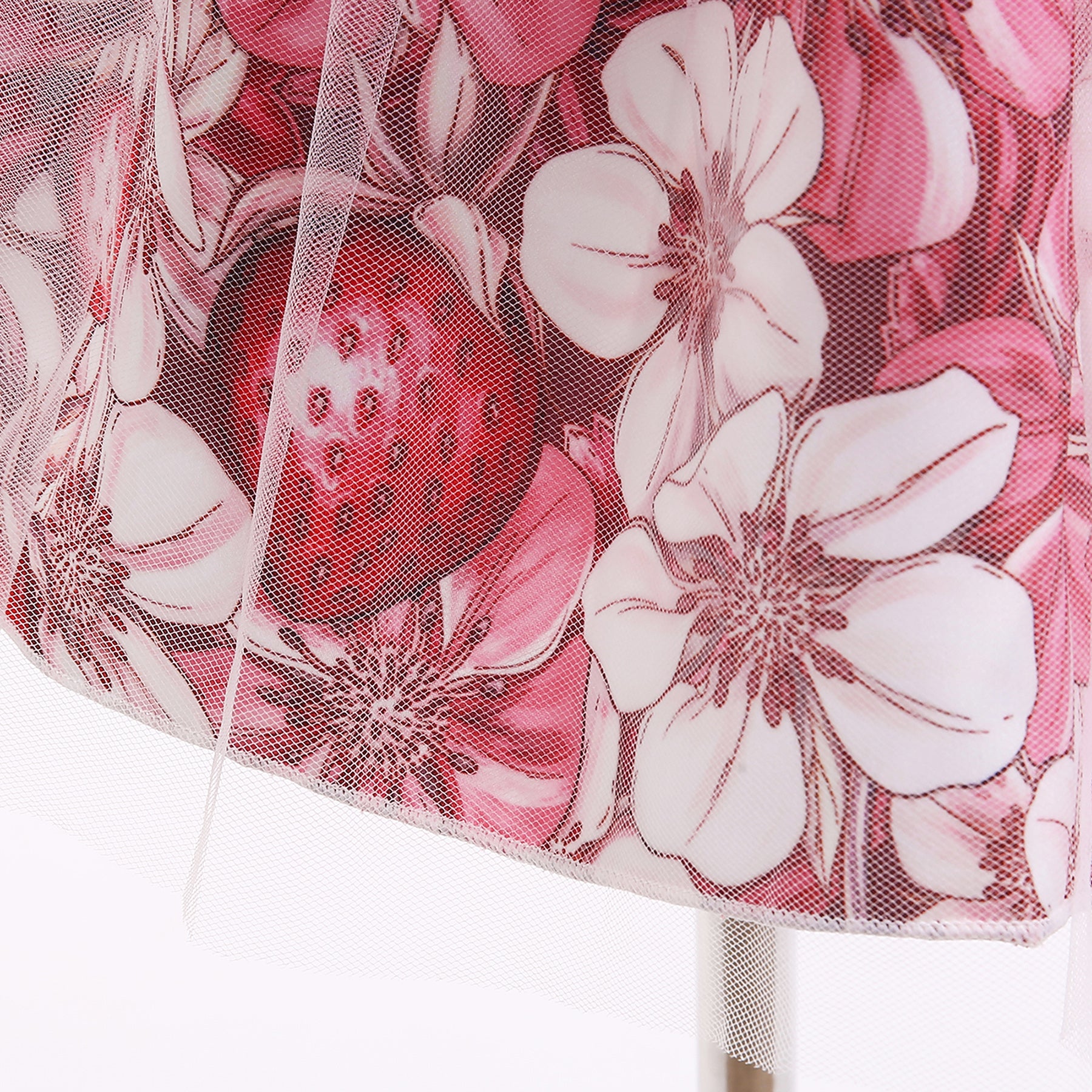 Floral Printed Flutter Sleeve Cotton Fit & Flare Dress