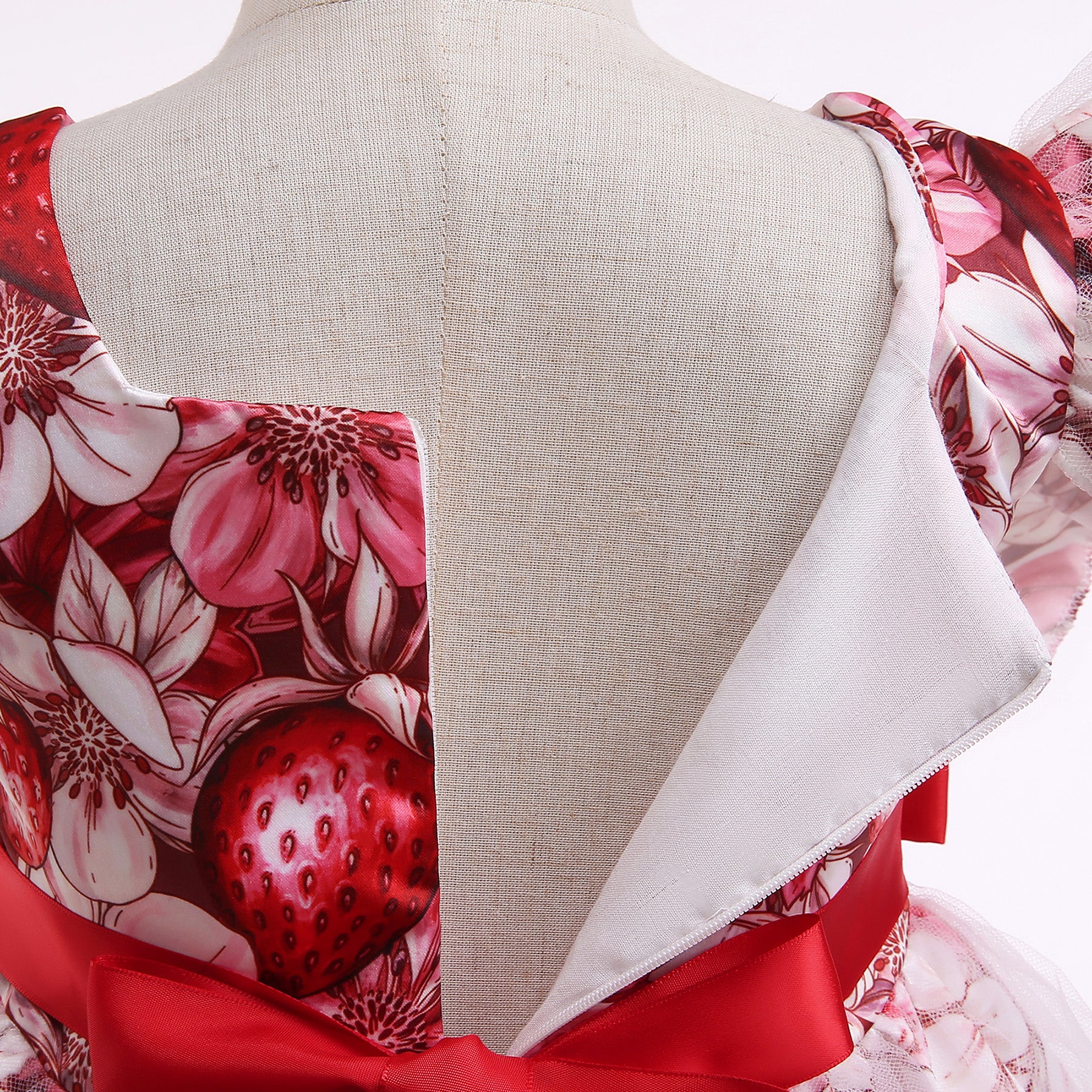 Floral Printed Flutter Sleeve Cotton Fit & Flare Dress