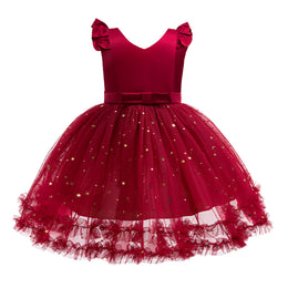 Applique Balloon Dress
