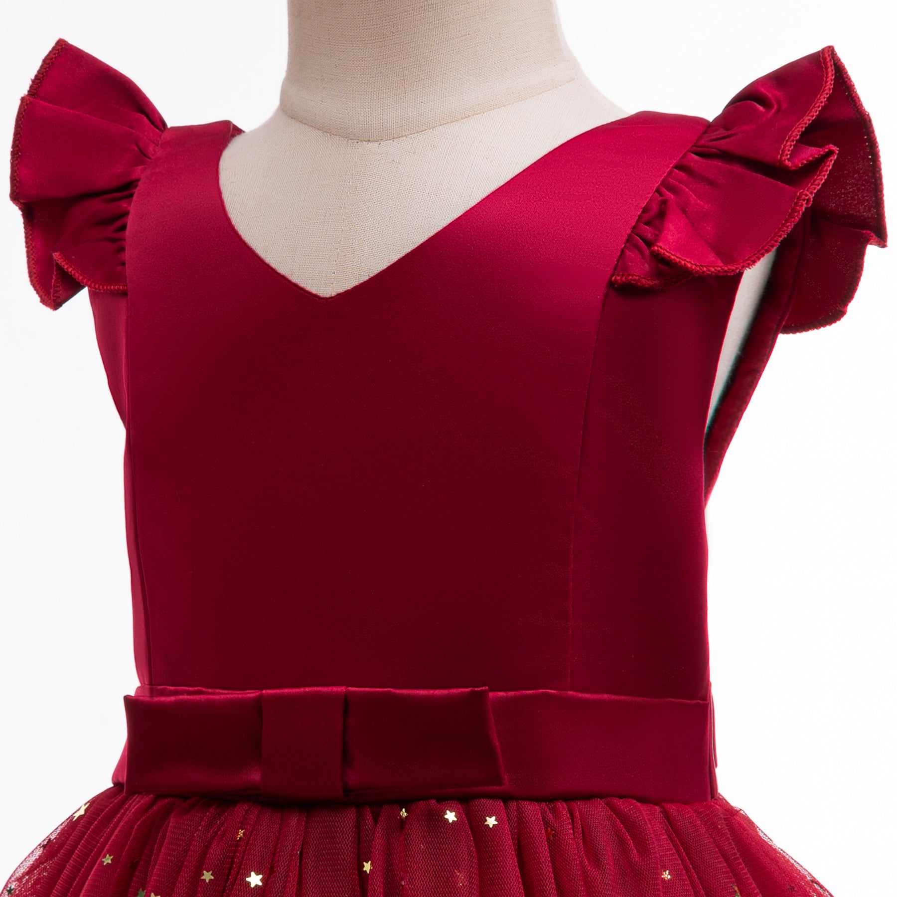 Applique Balloon Dress