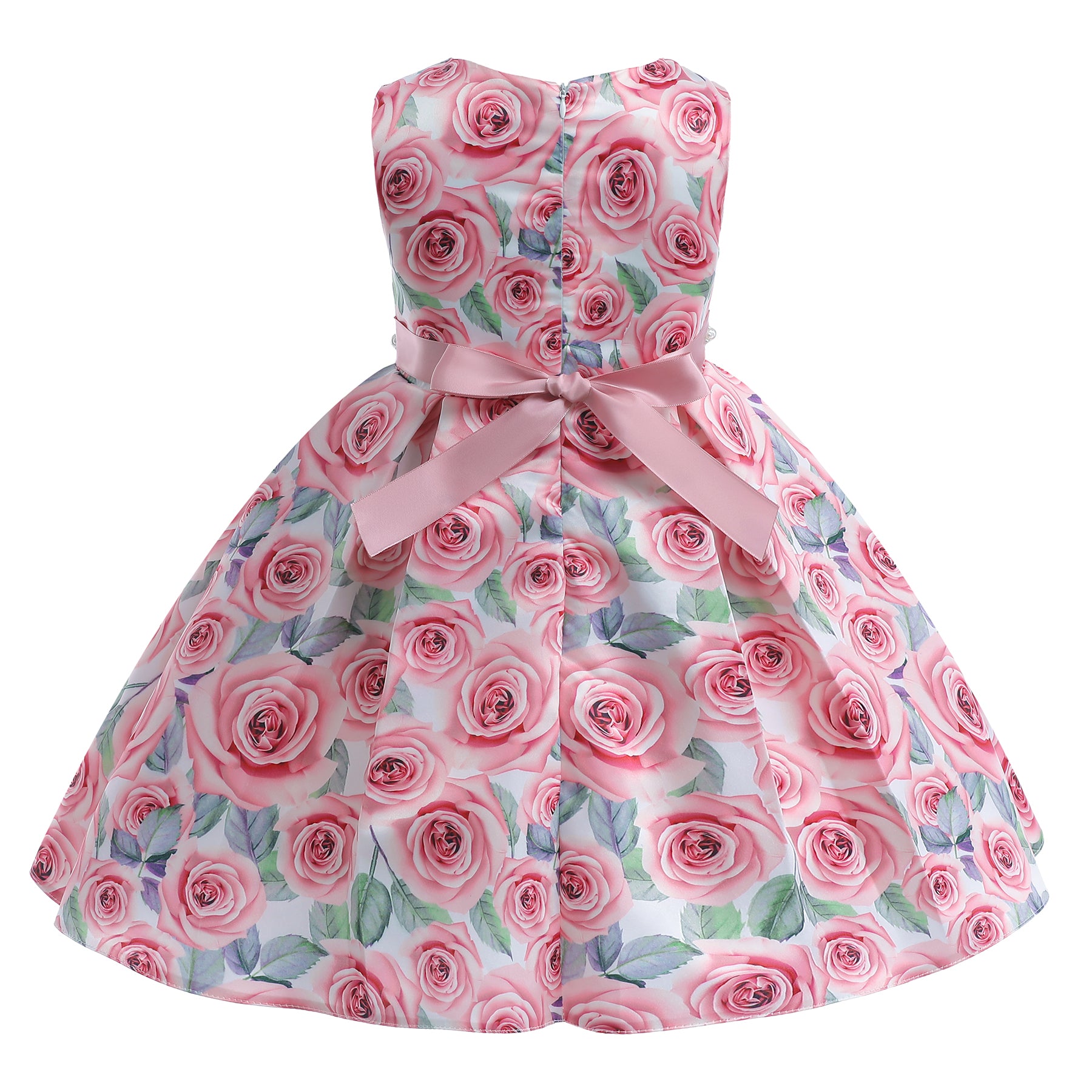 Floral Printed Cotton Fit & Flare Maxi Dress