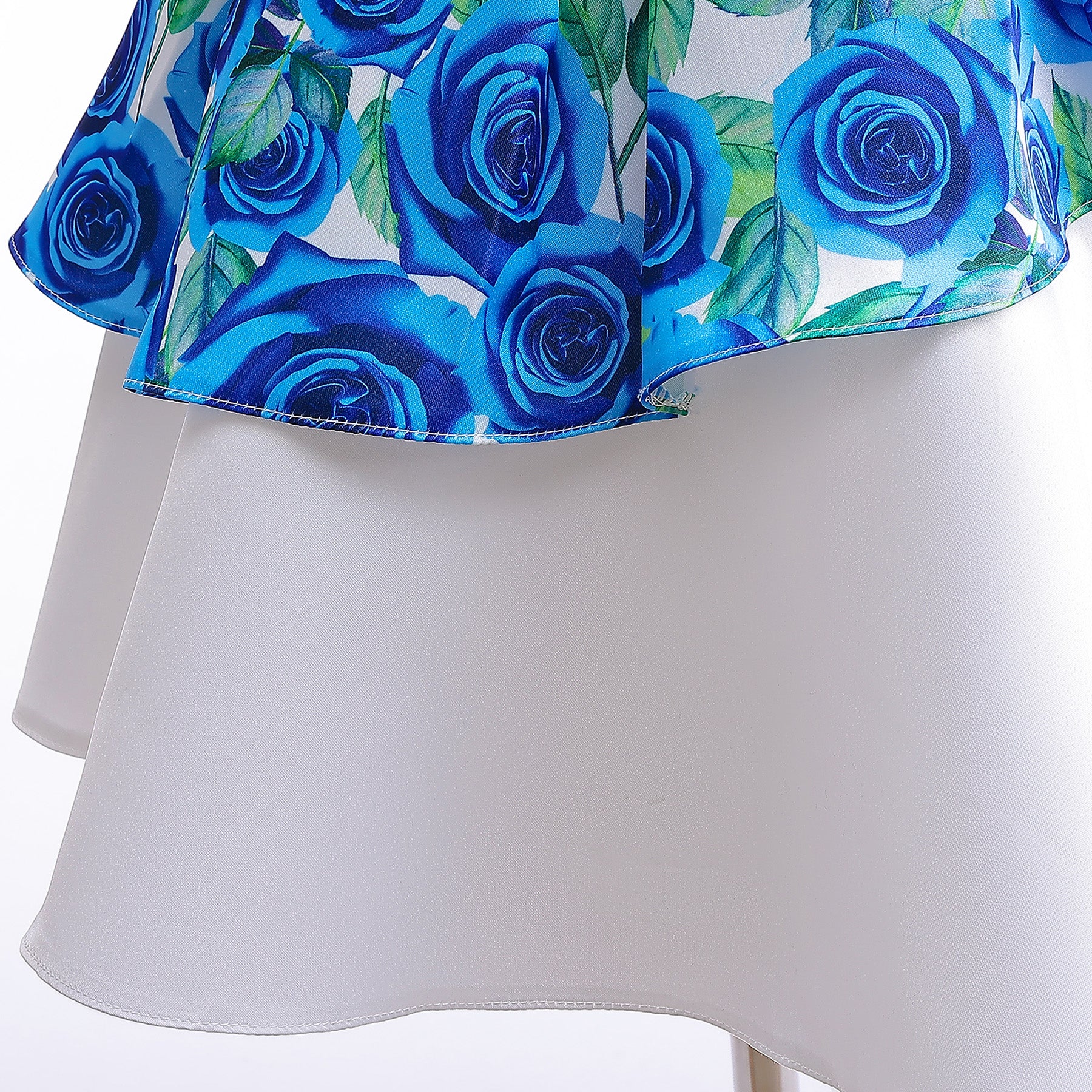 Girls Floral Printed Fit & Flare Dress