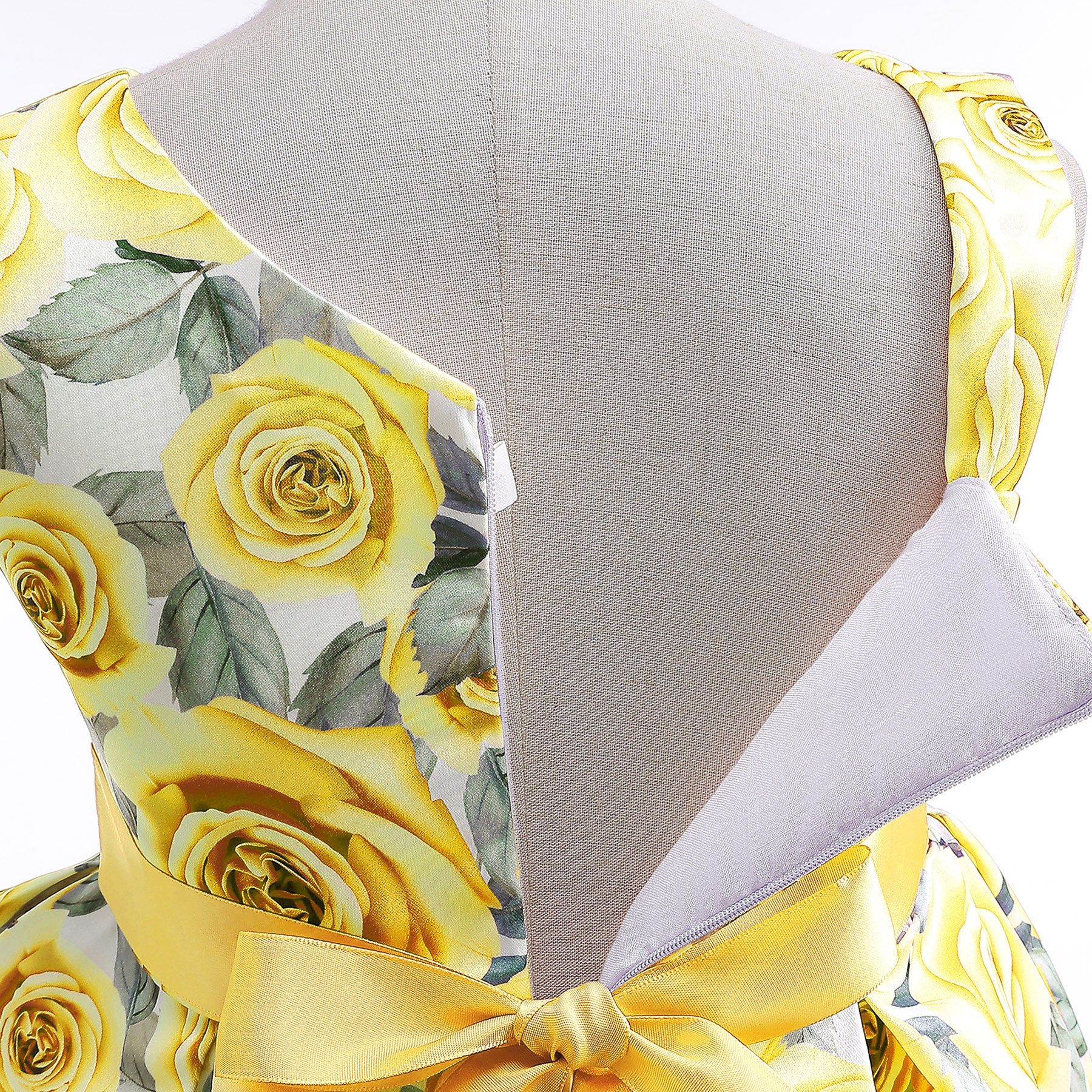 Floral Print Layered Fit & Flare Dress