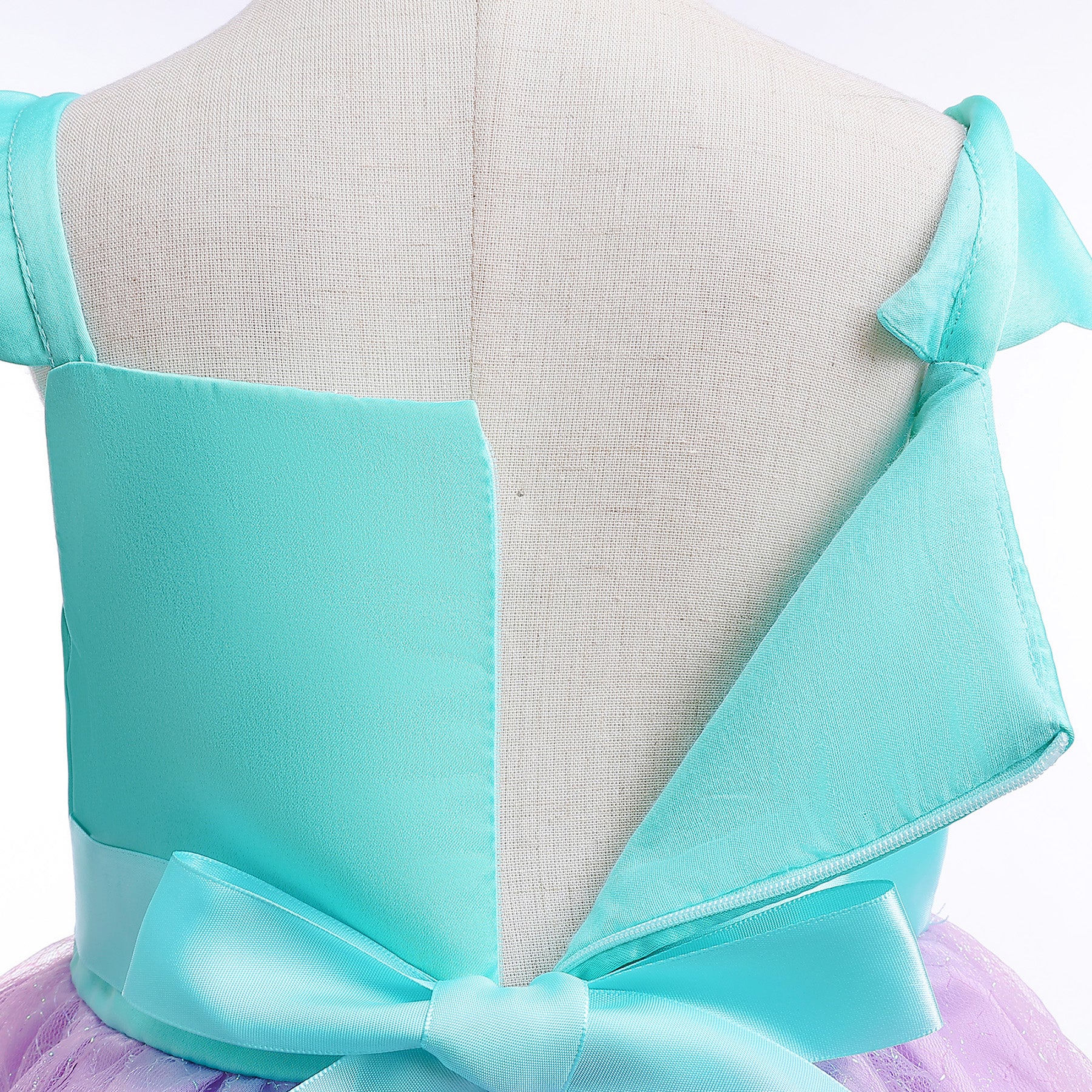 Girls Colourblocked Fit & Flare Balloon Dress