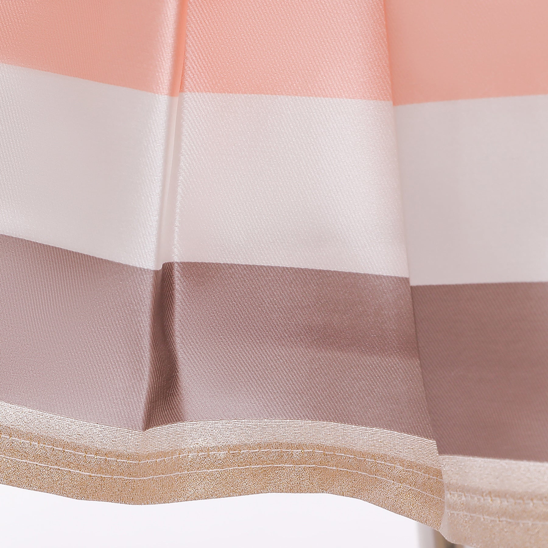 Girls Pink Striped Shoulder Straps Bow Party Balloon Maxi Dress