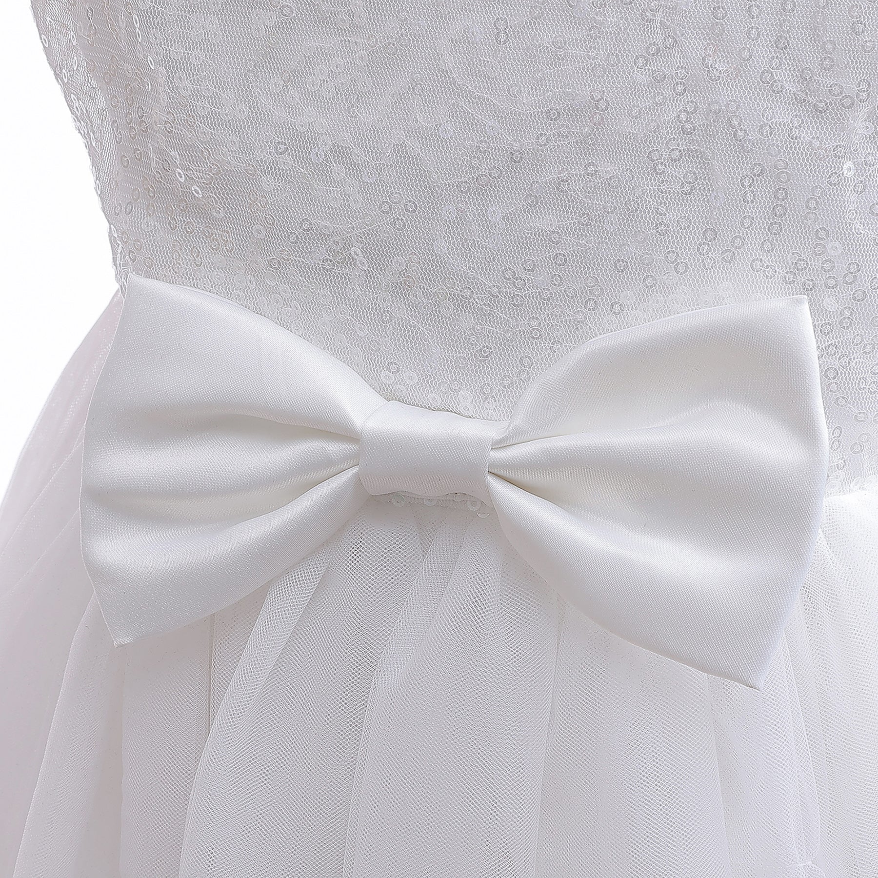 White Girls Embellished Maxi Dress