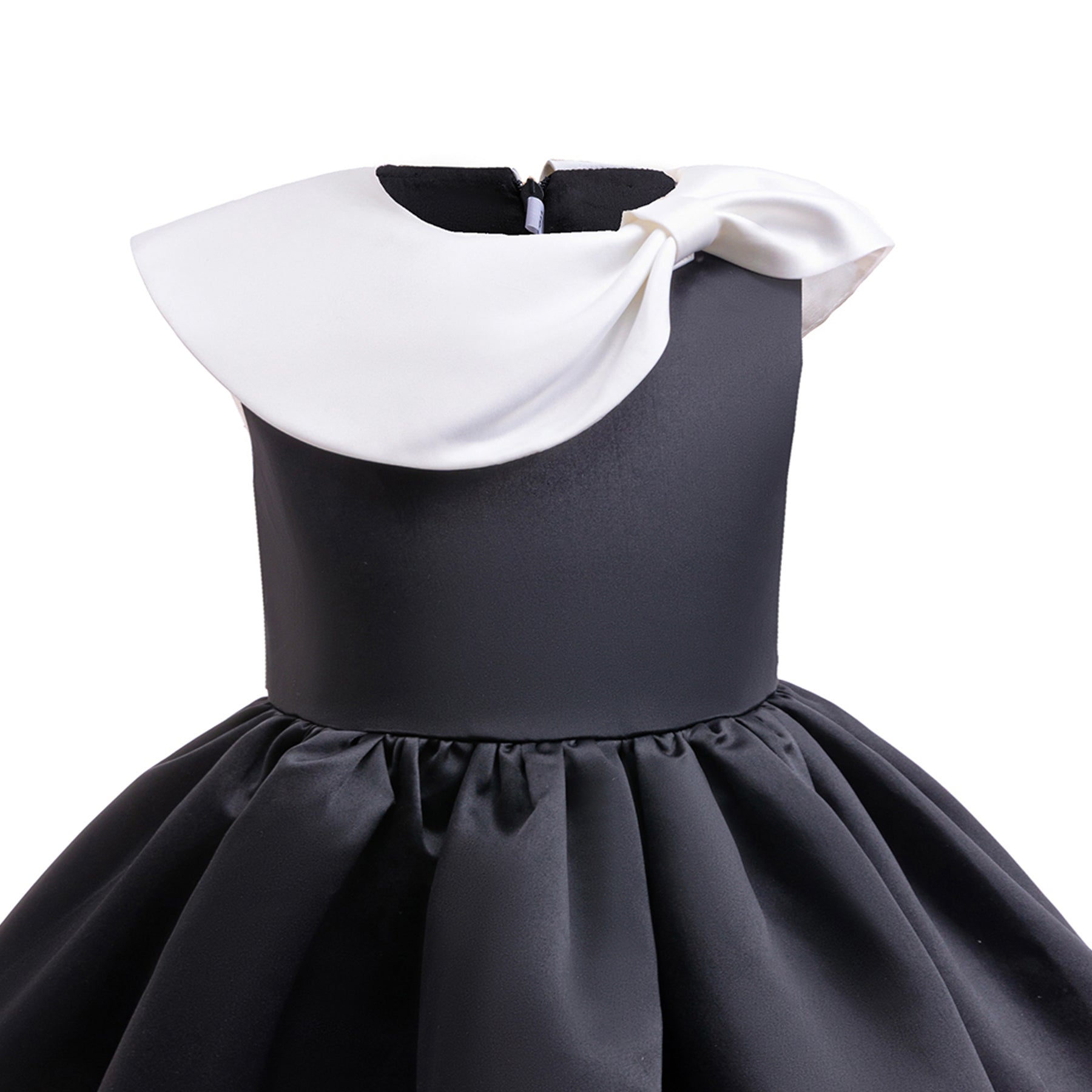 Girls Solid Fit & Flare Gathered or Pleated Midi Dress