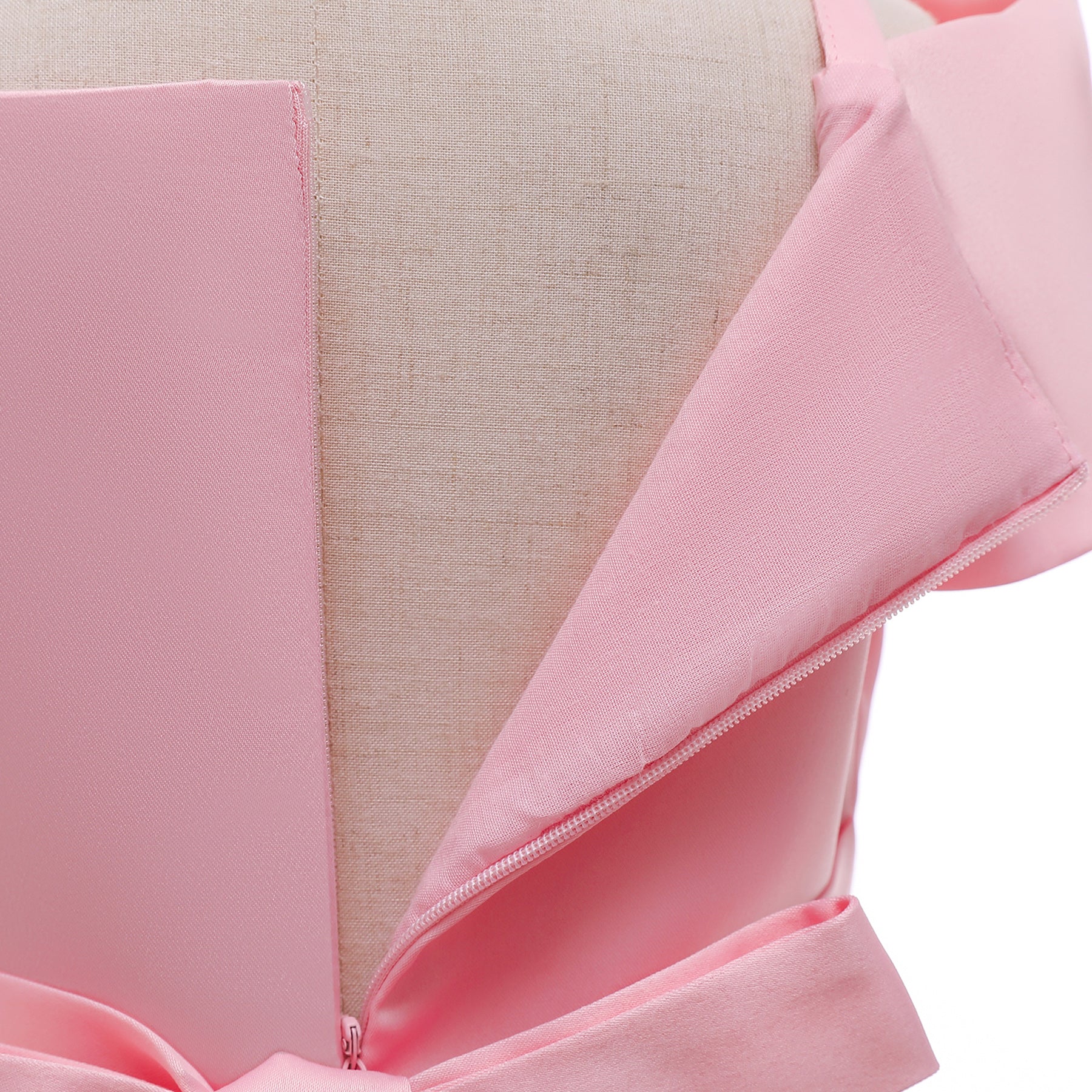 Girls Pink Pleated Detailed Fit & Flare Dress