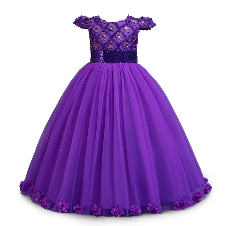Applique Maxi Dress